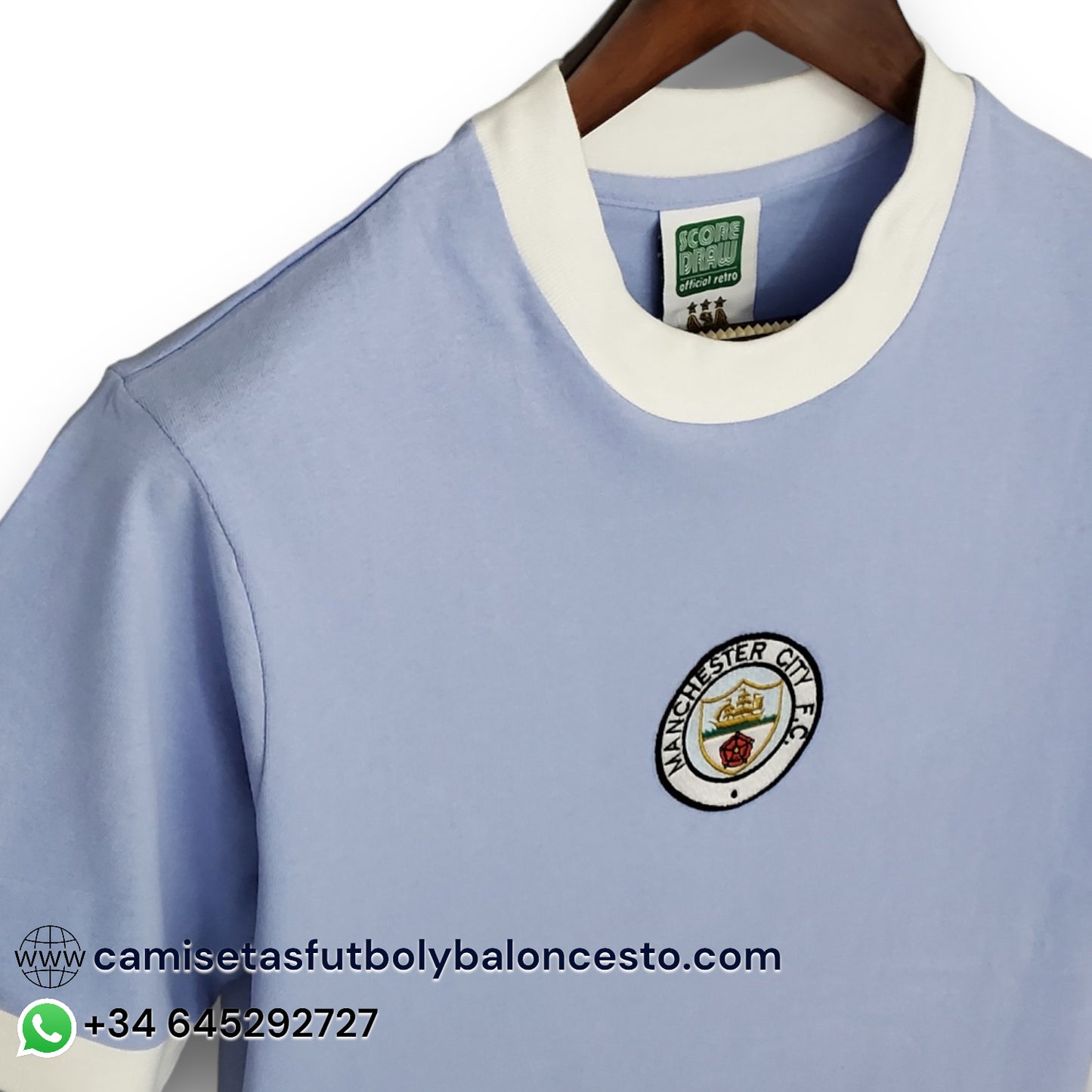 Camiseta Manchester City 1972 Local