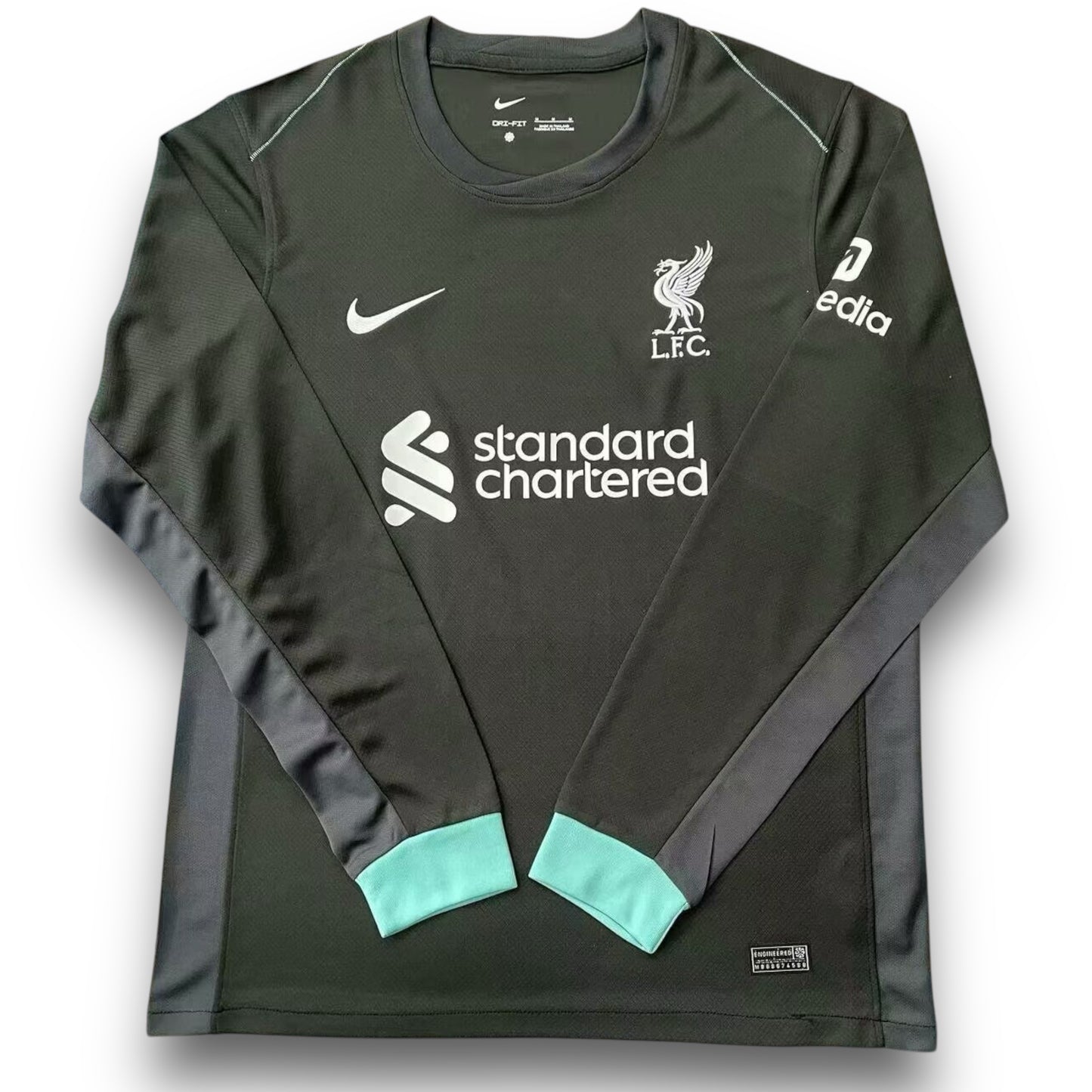 Camiseta Liverpool 2024-2025 Visitante Manga Larga