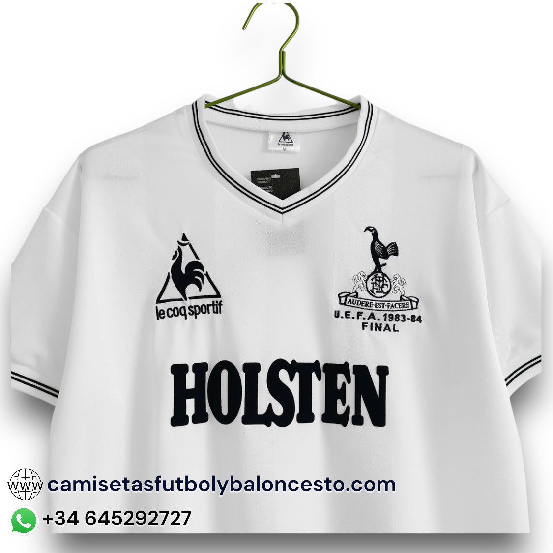 Camiseta Tottenham 1983-1984 Local - Final UEL