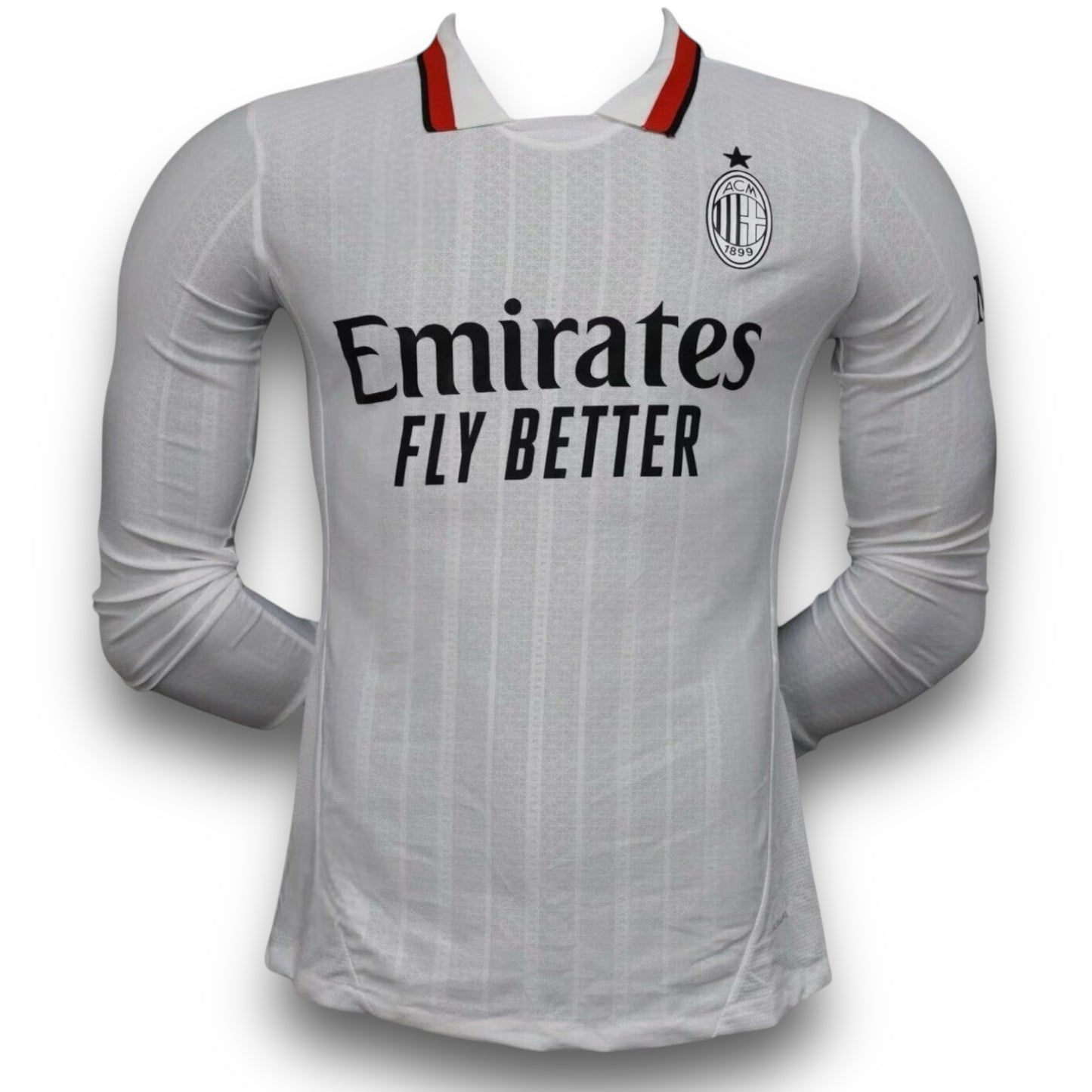 Camiseta Milan 2024-2025 Visitante Manga Larga - Version Pro Player