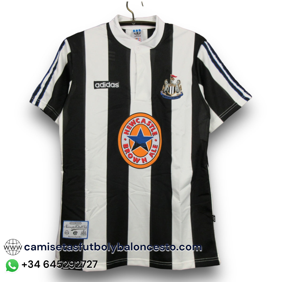 Camiseta Newcastle 1995-1996 Local