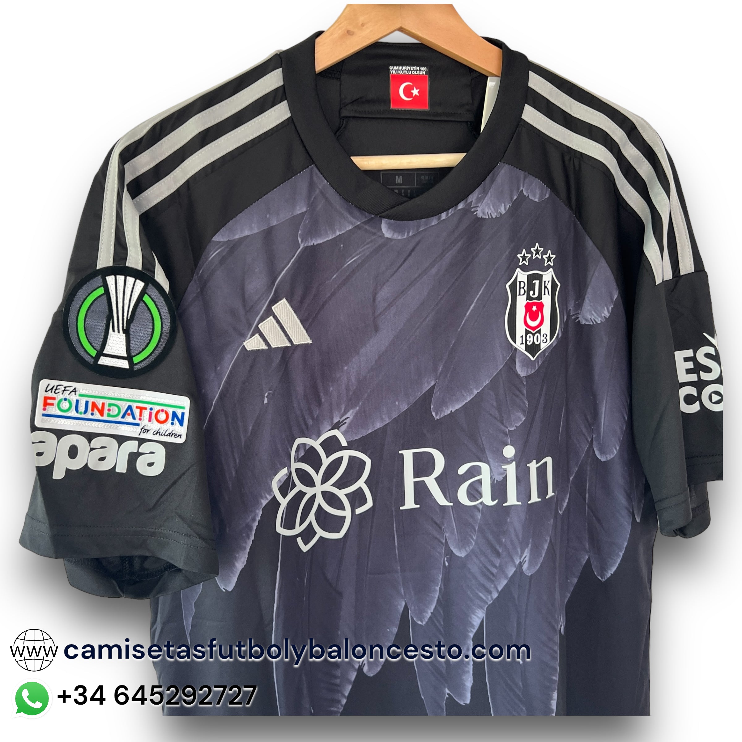 Camiseta Besiktas 2023-2024 Visitante – Camisetasfutbolbaloncesto