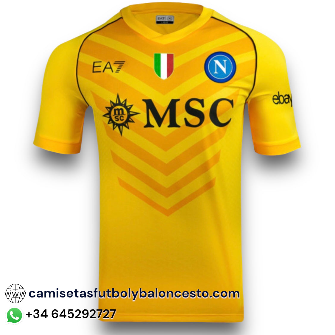 Camiseta Nápoles 2023-2024 Portero Visitante