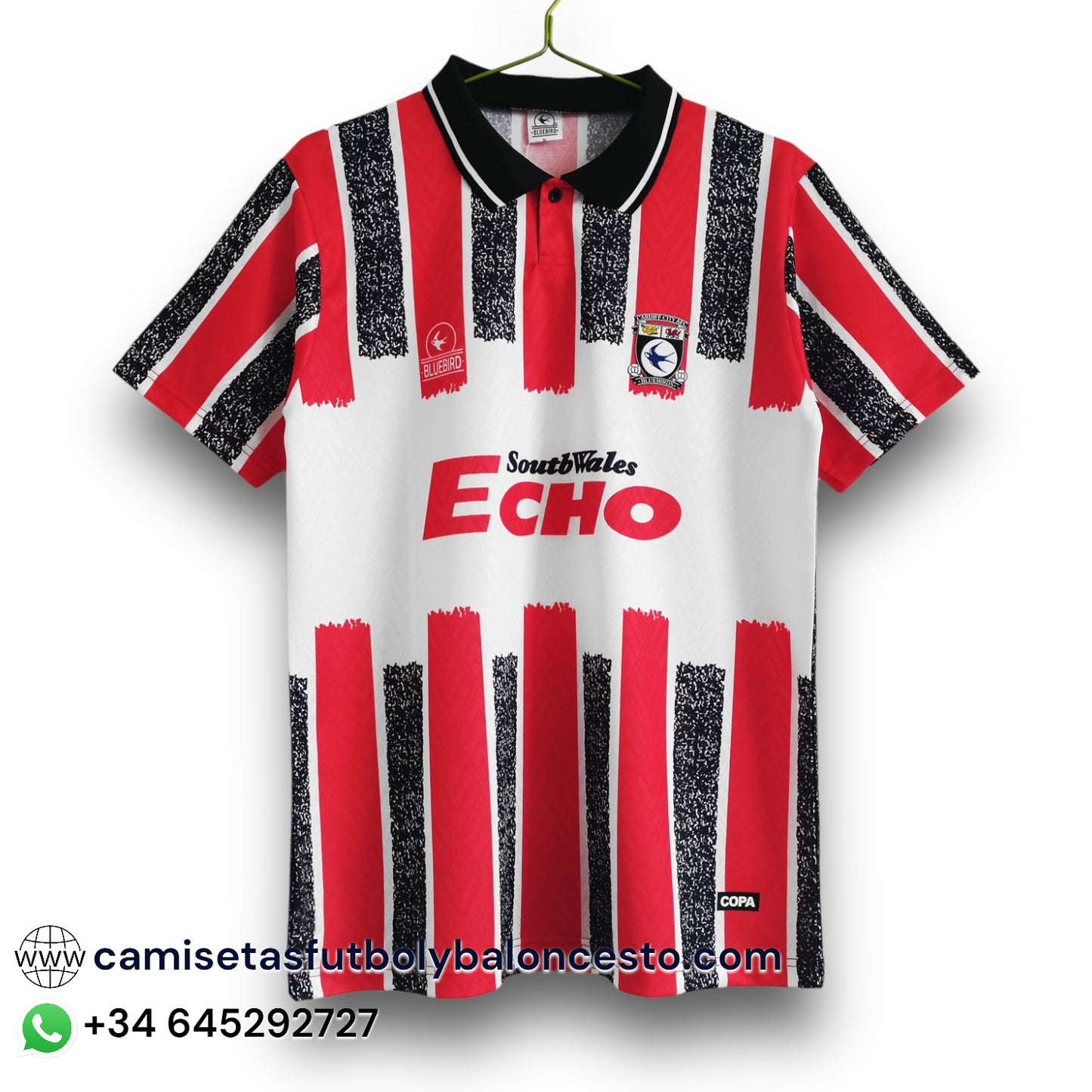 Camiseta Cardiff City 1990 Visitante