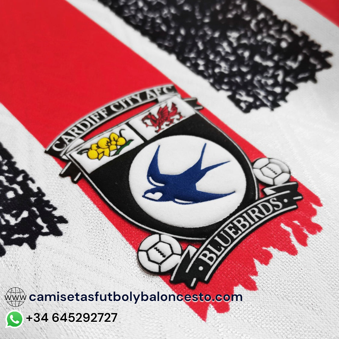 Camiseta Cardiff City 1990 Visitante