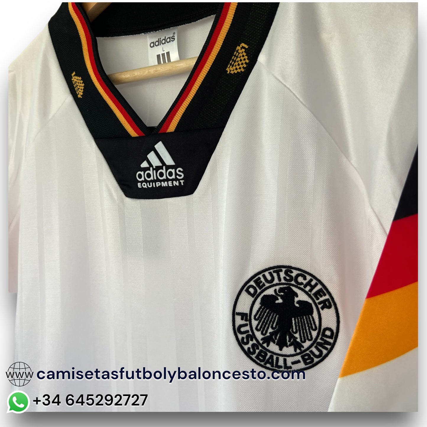 Camiseta Alemania 1992 Local