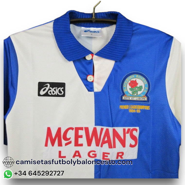 Camiseta Blackburn Rovers 1994-1995 Local