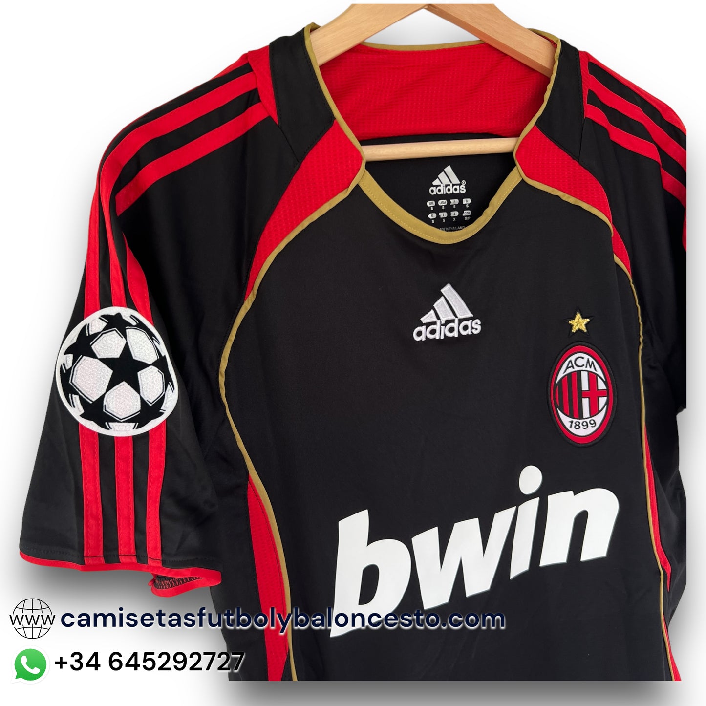 Camiseta AC Milan 2006-2007 Alternativa