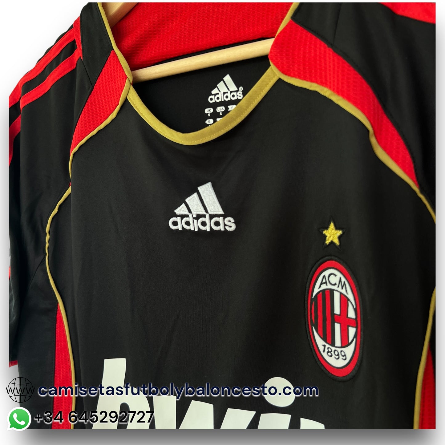 Camiseta AC Milan 2006-2007 Alternativa