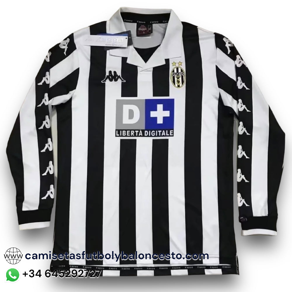 Camiseta Juventus 1999-2000 Local Manga Larga