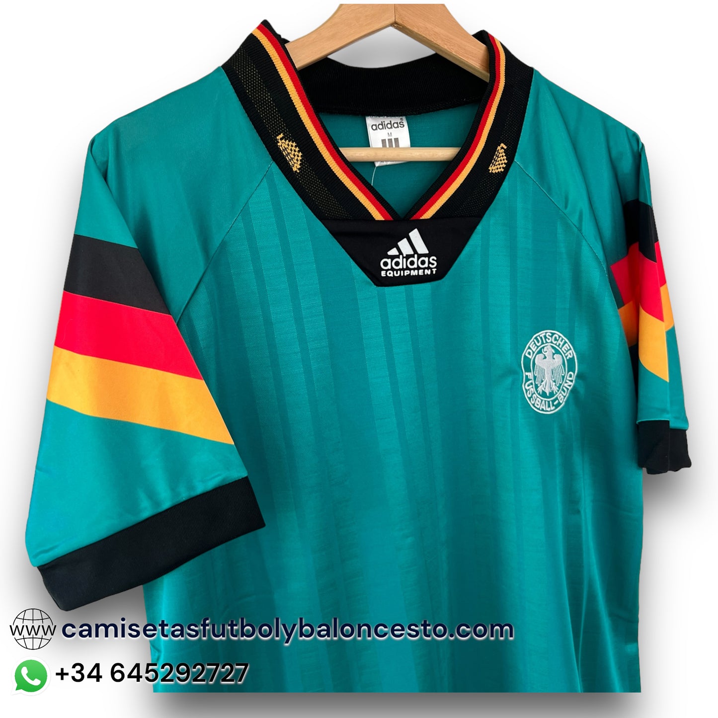 Camiseta Alemania 1992 Visitante