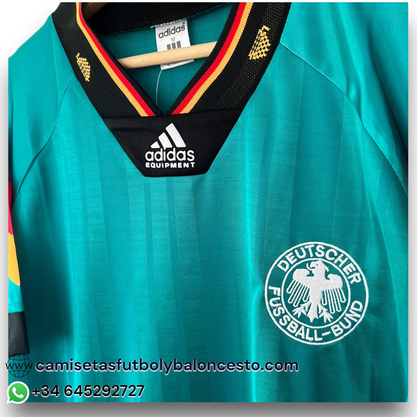 Camiseta Alemania 1992 Visitante