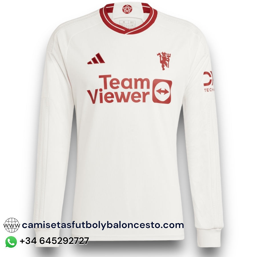 Camiseta Manchester United 2023-2024 Alternativa Manga Larga