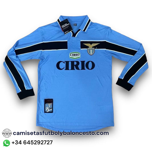 Camiseta Lazio 1998-2000 Local Manga Larga