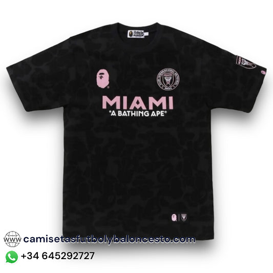 Camiseta Inter de Miami x BAPE 2023-2024 - Black