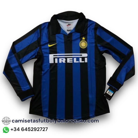 Camiseta Inter de Milán 1998-1999 Local Manga Larga