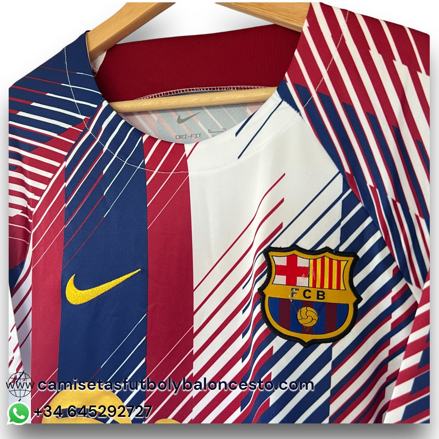 Camiseta Barcelona 2023-2024 Prepartido