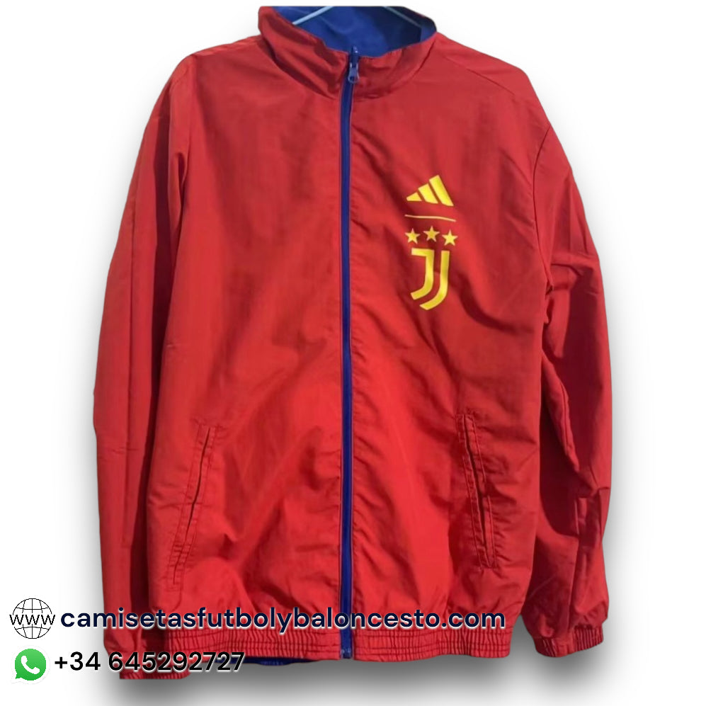 Chaqueta Reversible Juventus 2023-2024 Roja - Cortavientos