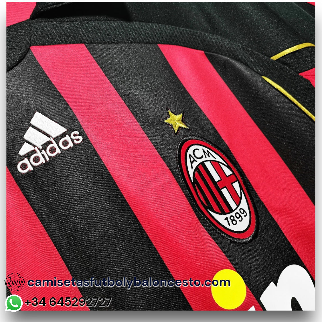 Camiseta AC Milan 2006-2007 Local