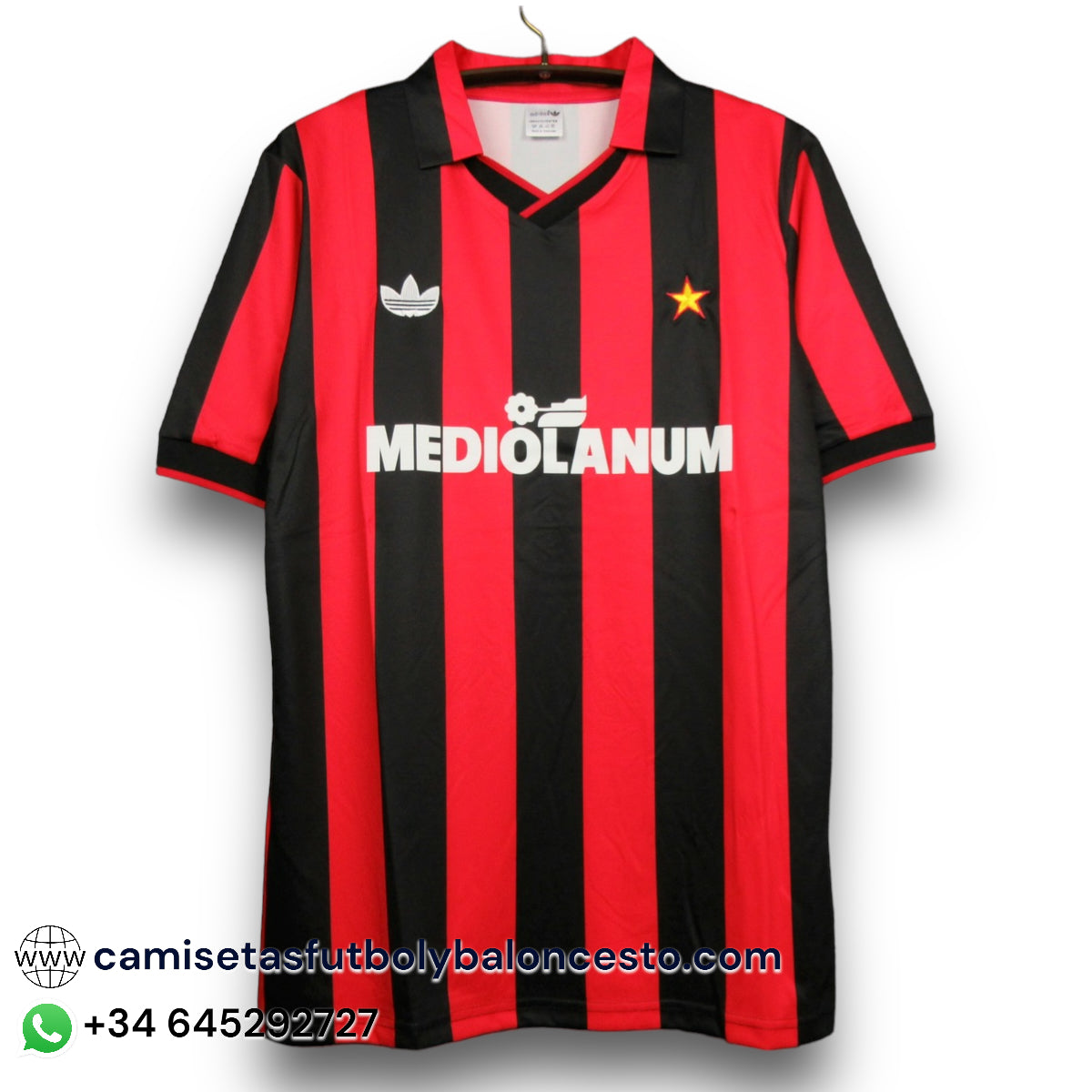 Camiseta AC Milan 1990-1991 Local