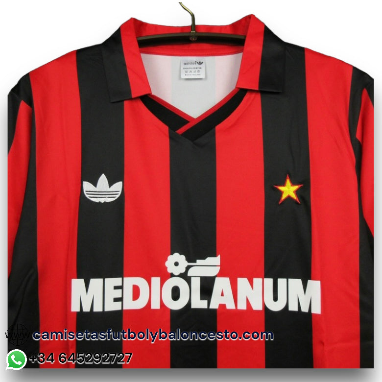 Camiseta AC Milan 1990-1991 Local