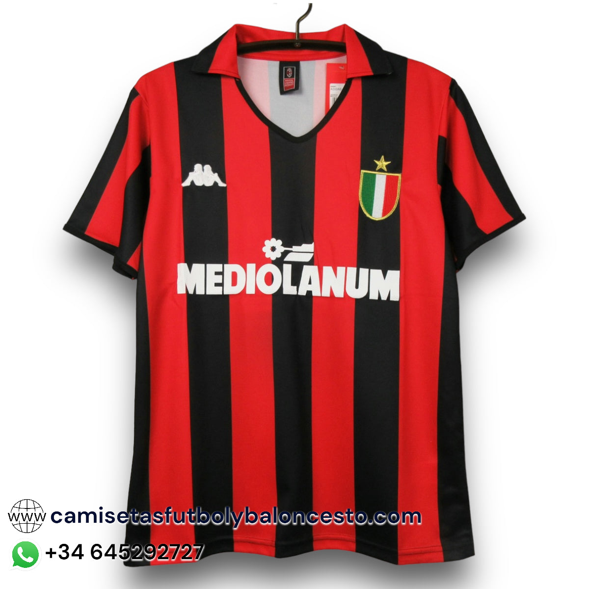 Photo Officielle Milan AC 1985-1986 - Format 24x17cm, Made In Italy