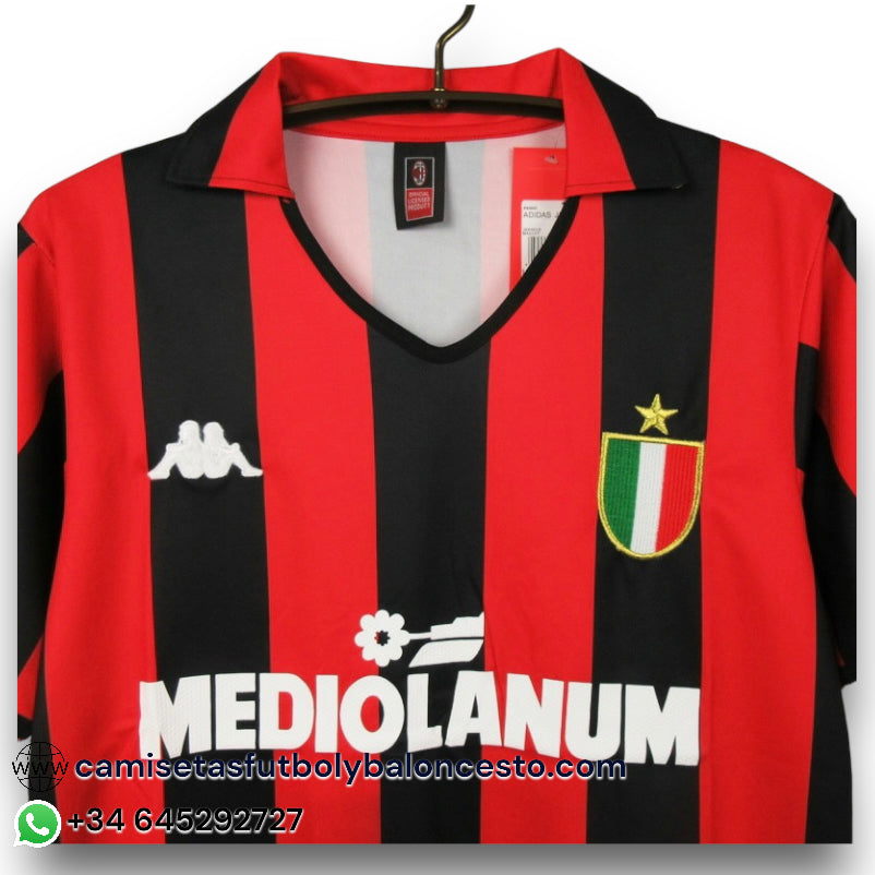 Camiseta AC Milan 1988-1989 Local