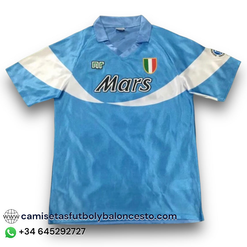 Camiseta Nápoles 1990-1991 Visitante