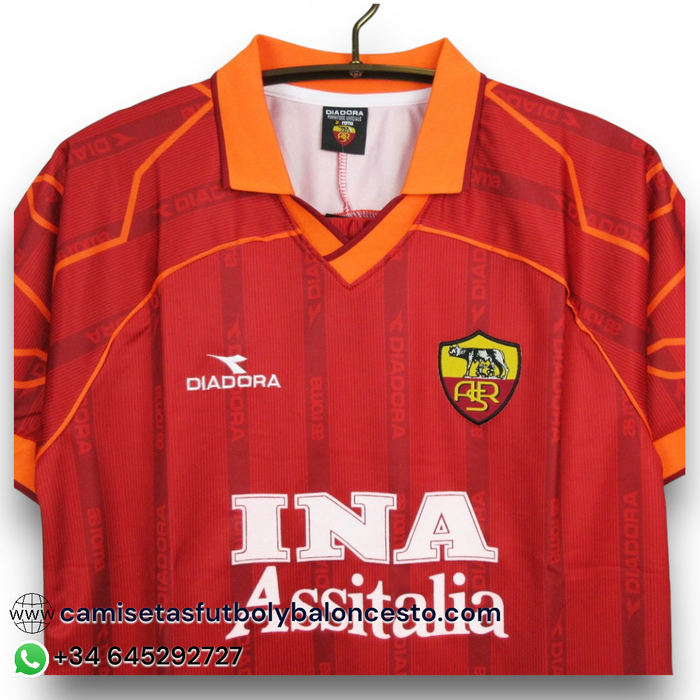 Camiseta AS Roma 1999-2000 Local