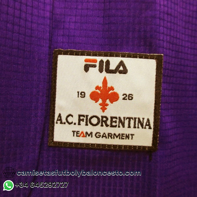 Camiseta AC Fiorentina 1998-1999 Local Manga Larga