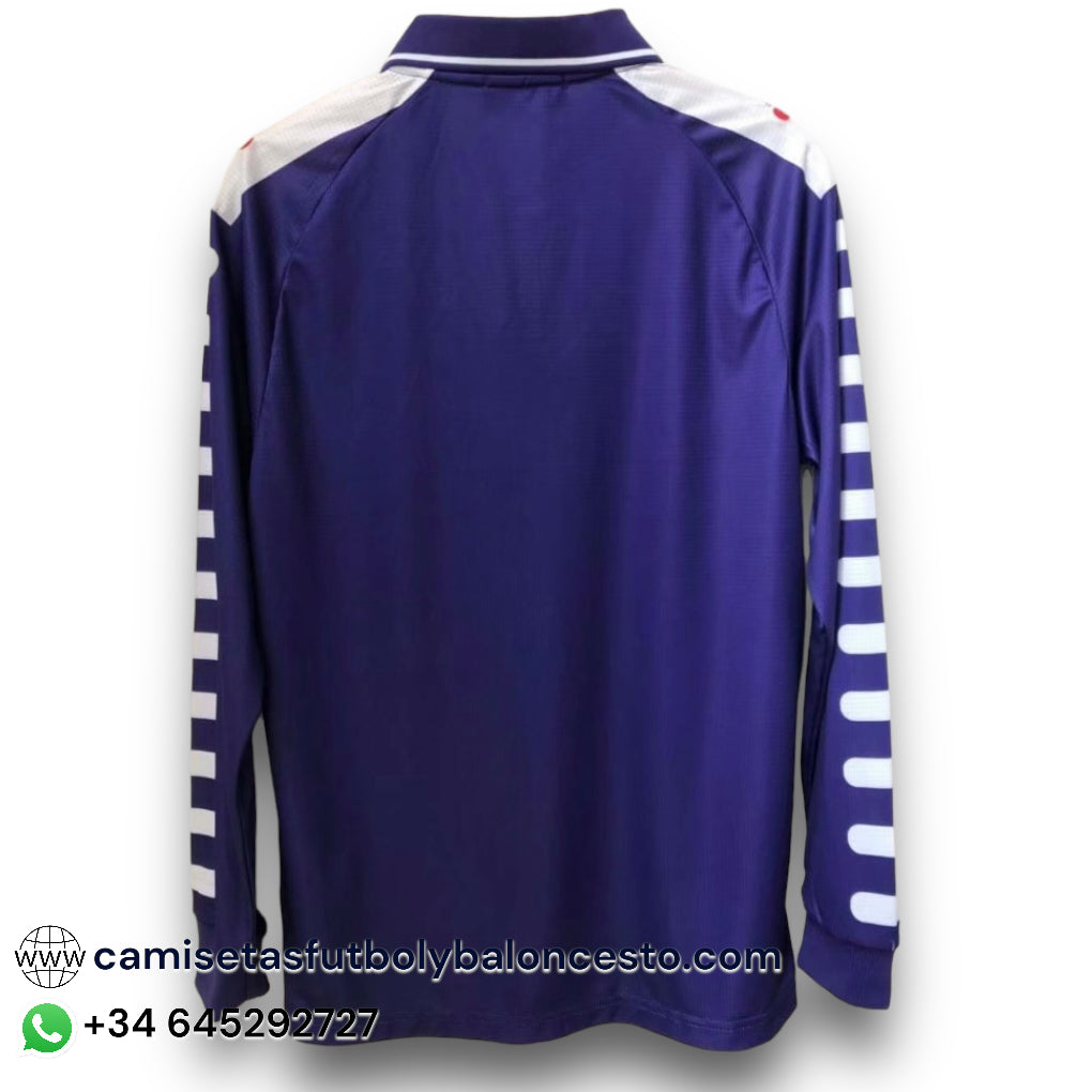 Camiseta AC Fiorentina 1998-1999 Local Manga Larga