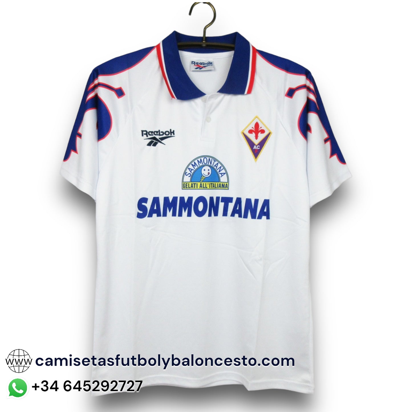 Camiseta Fiorentina 1995-1996 Visitante