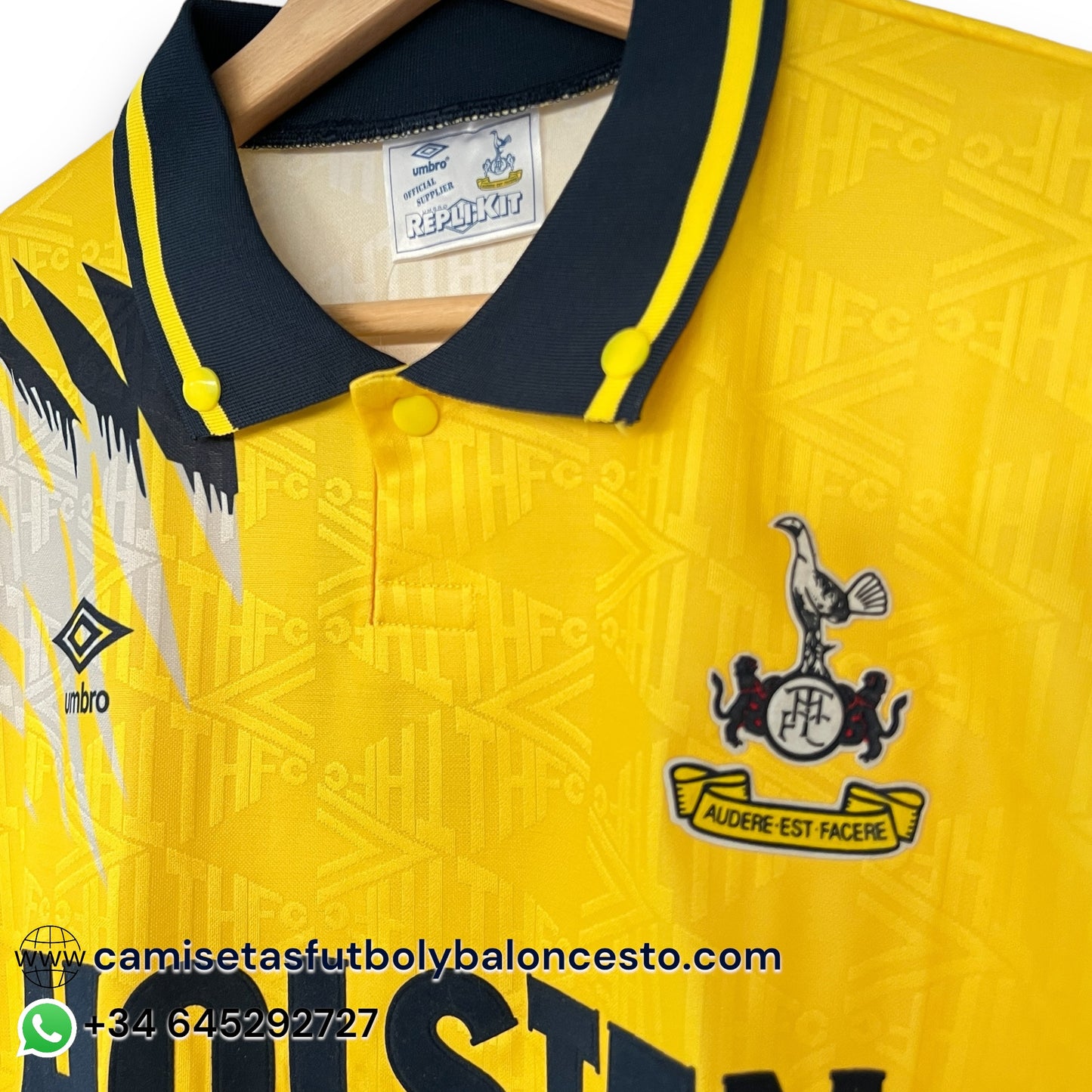 Camiseta Tottenham 1992-1994 Visitante