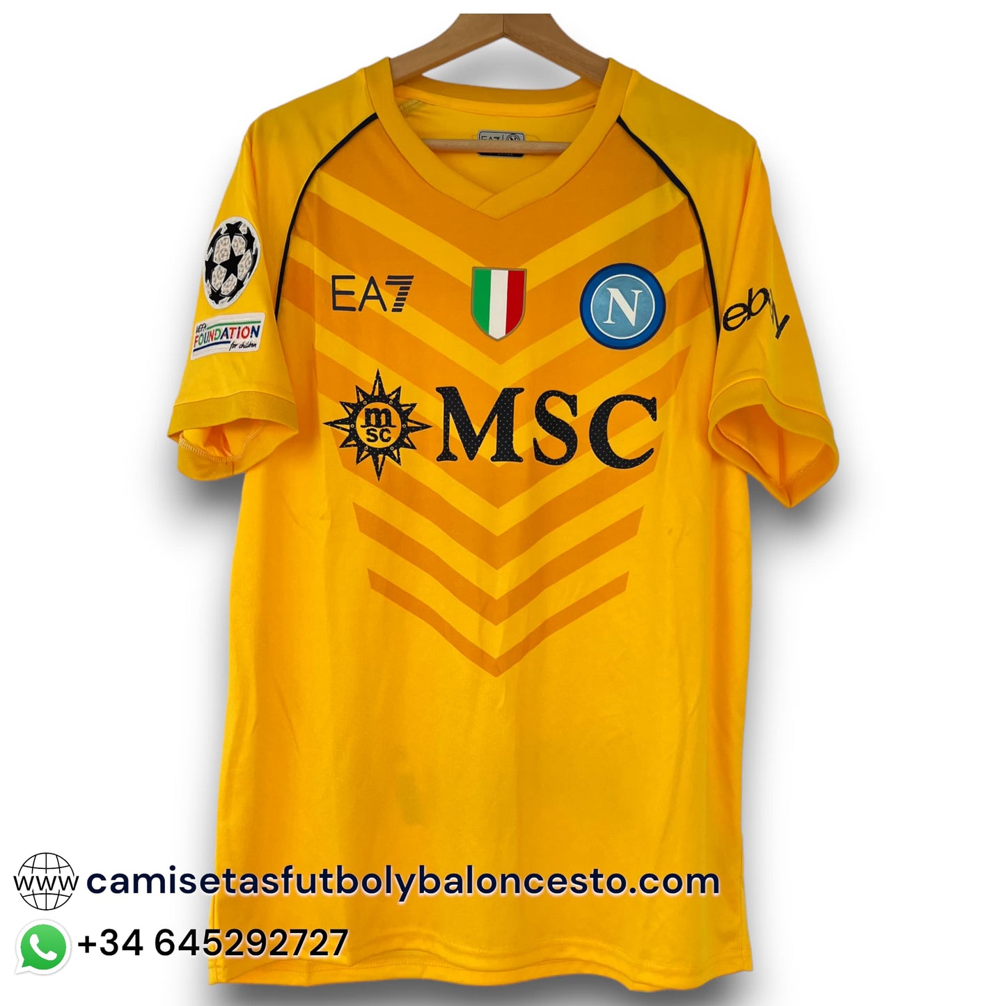 Camiseta Nápoles 2023-2024 Portero Visitante