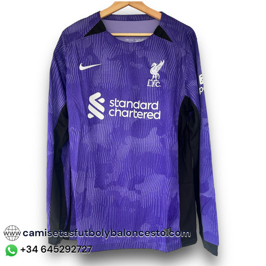 Camiseta Liverpool 2023-2024 Alternativa Manga Larga