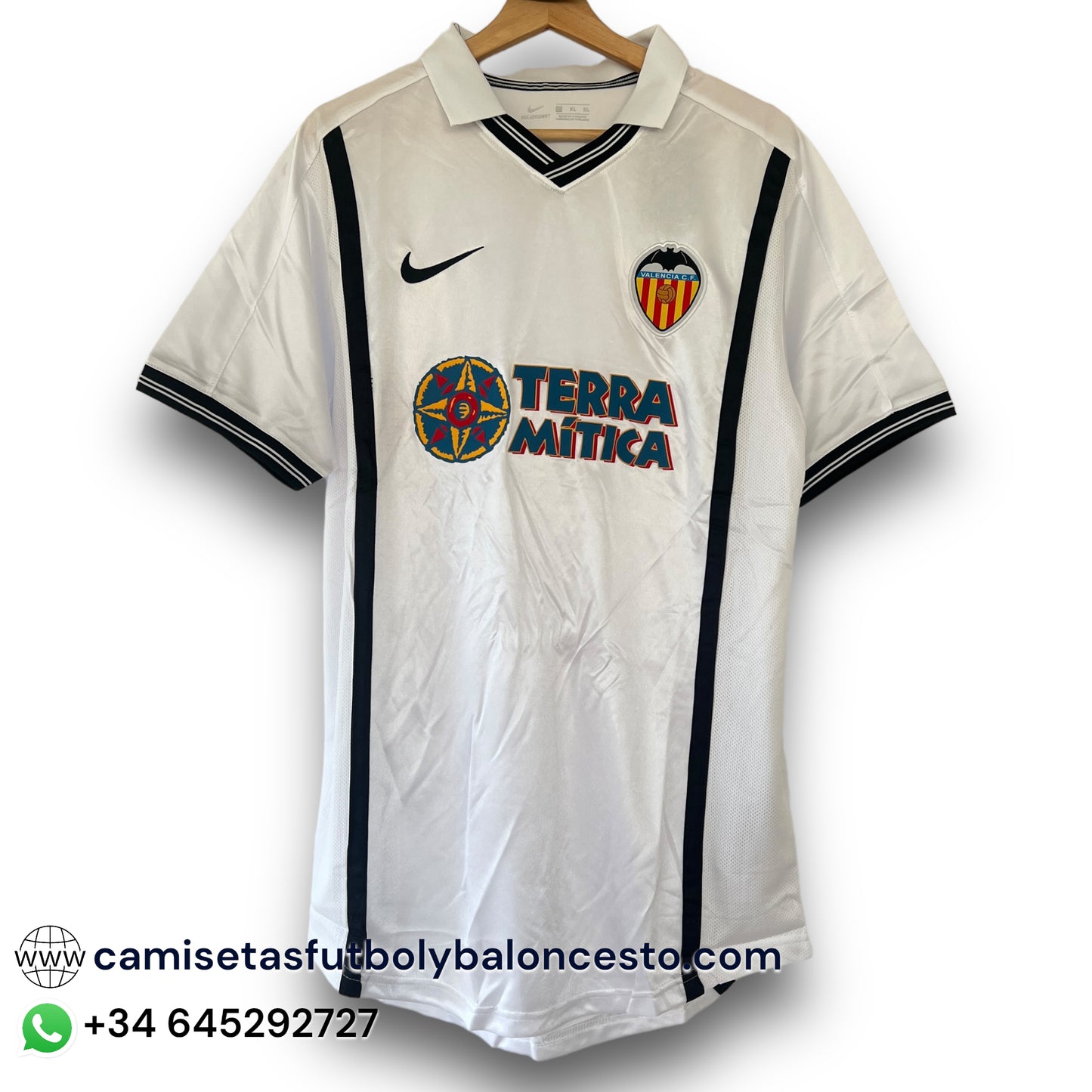 Camiseta Valencia CF 2000-2001 Local