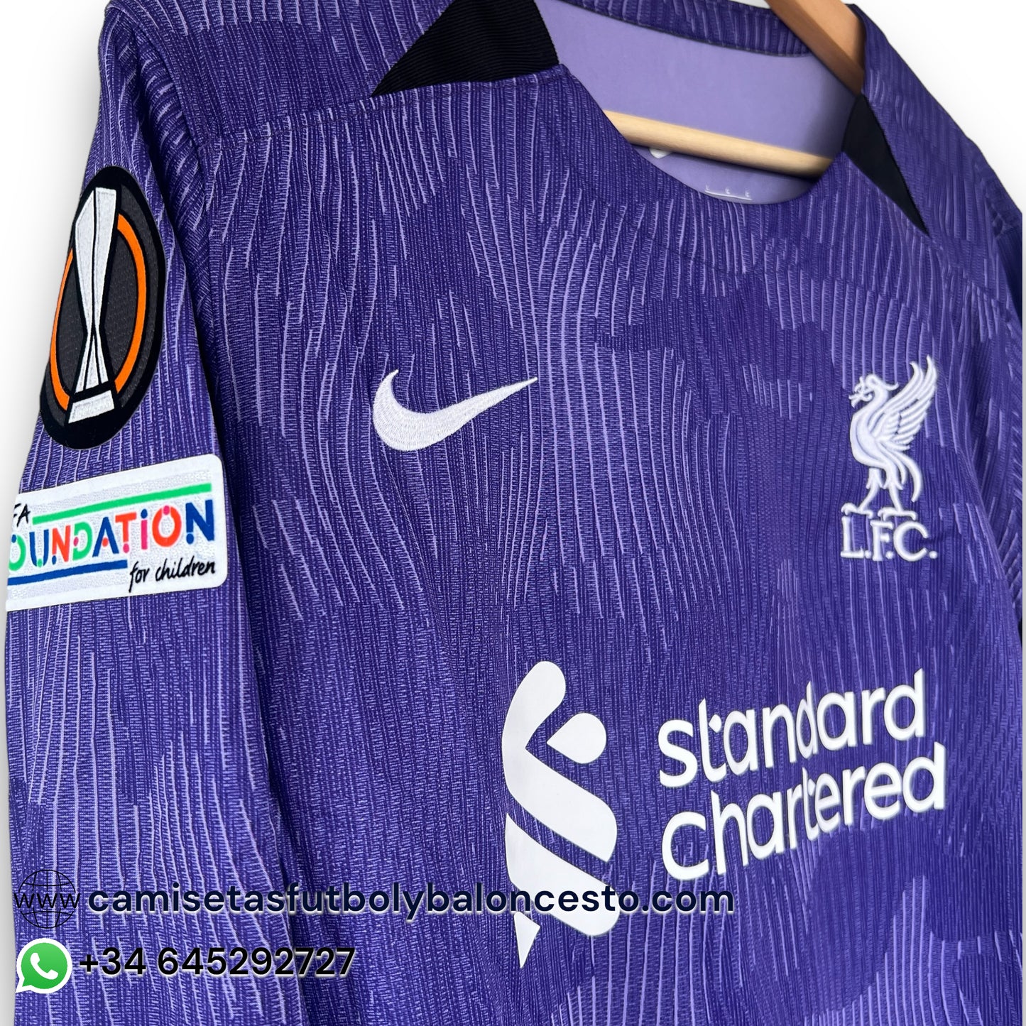 Camiseta Liverpool 2023-2024 Alternativa Manga Larga