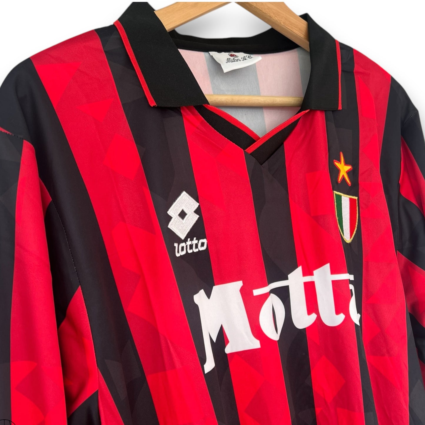 Camiseta AC Milan 1993-1994 Local Manga Larga