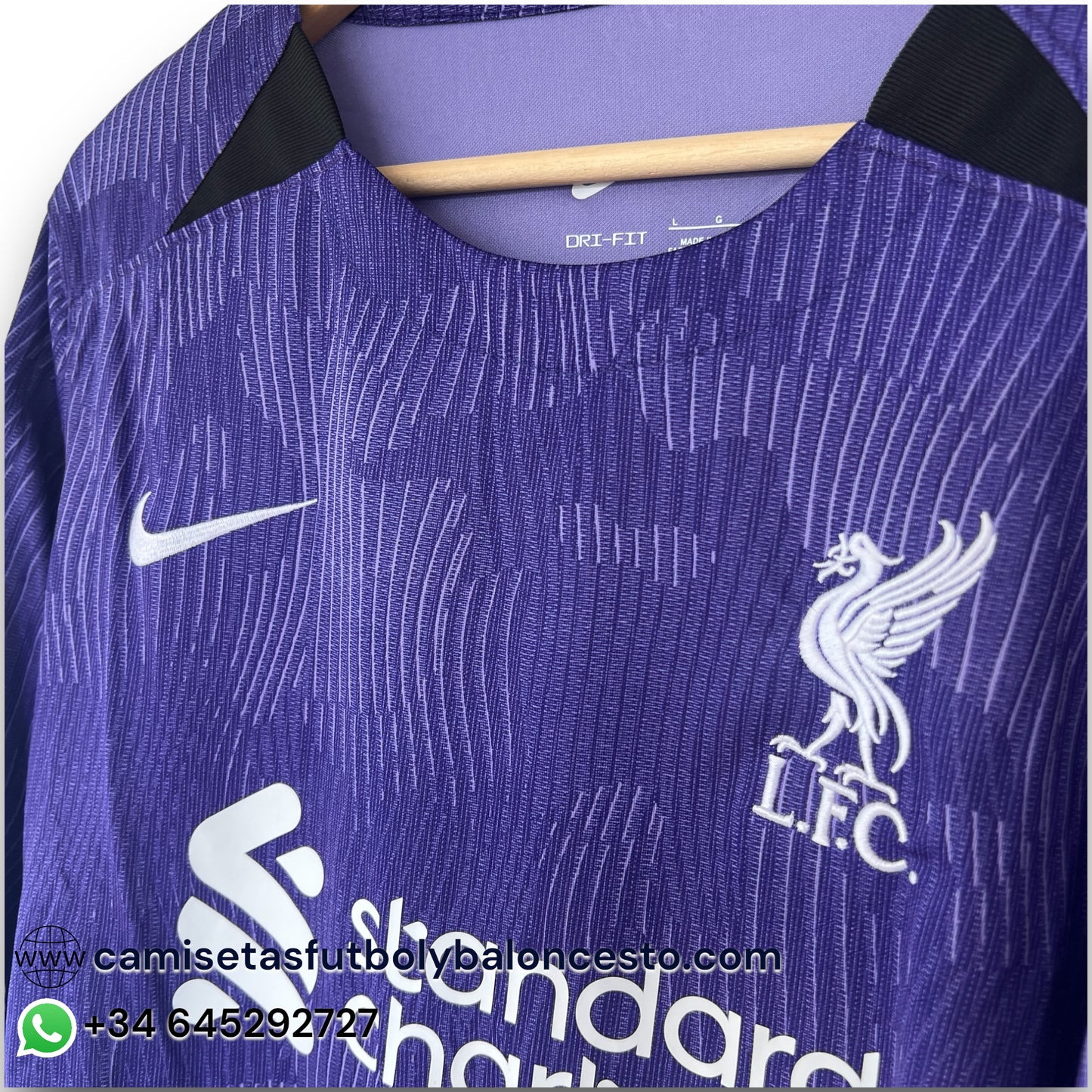 Camiseta Liverpool 2023-2024 Alternativa Manga Larga