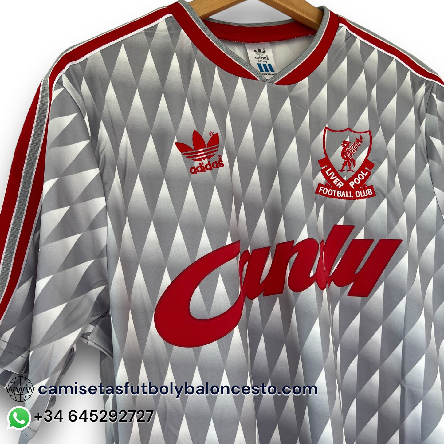 Camiseta Liverpool 1990-1991 Visitante