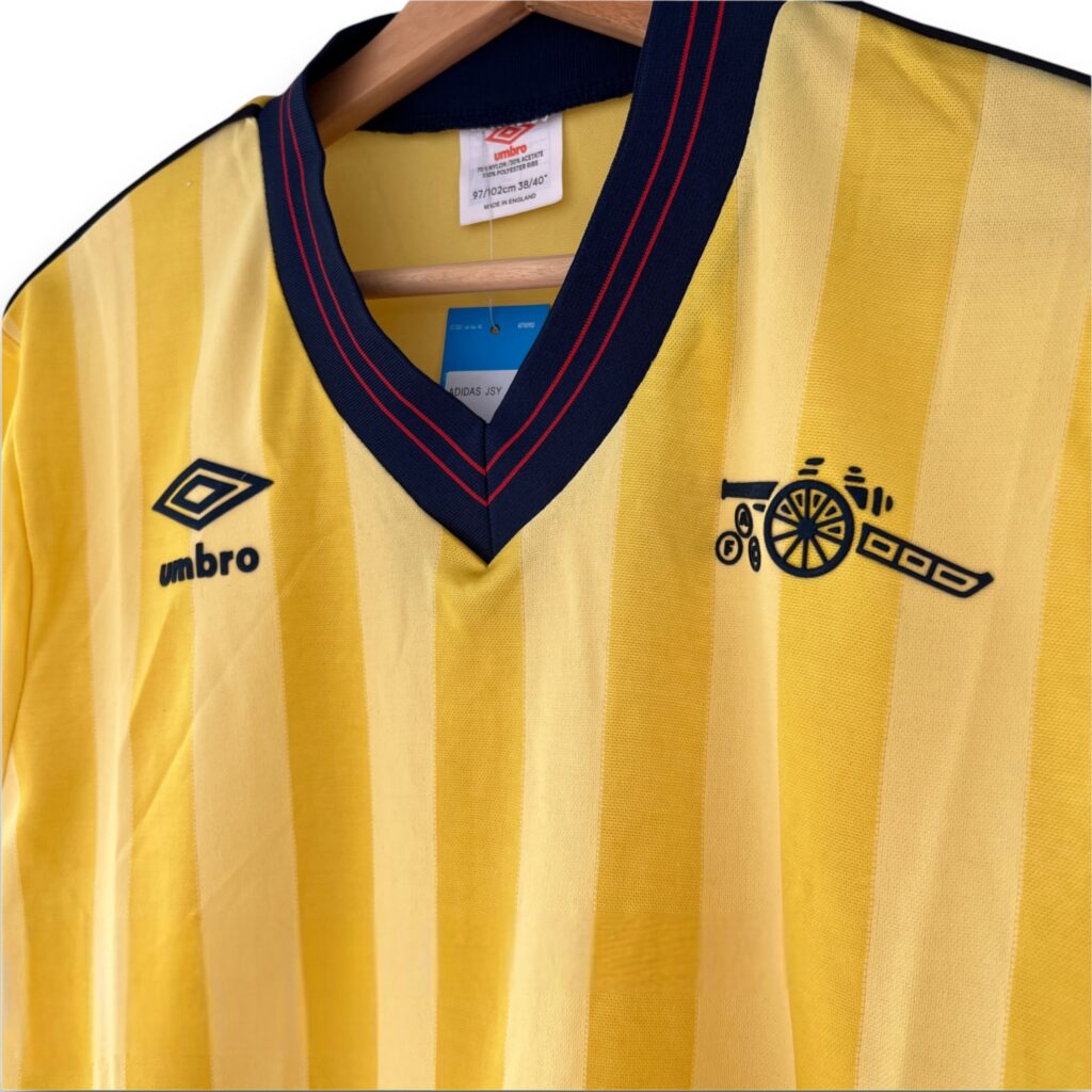 Camiseta Arsenal 1983-86 Visitante