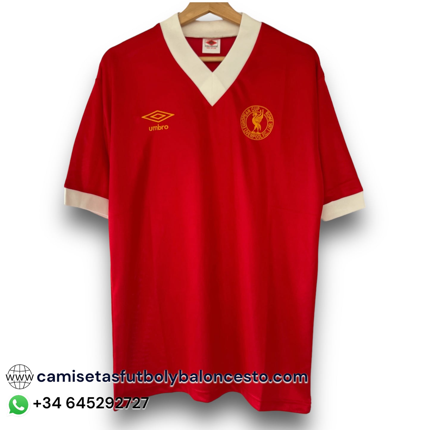 Camiseta Liverpool 1977 Local - Final UCL