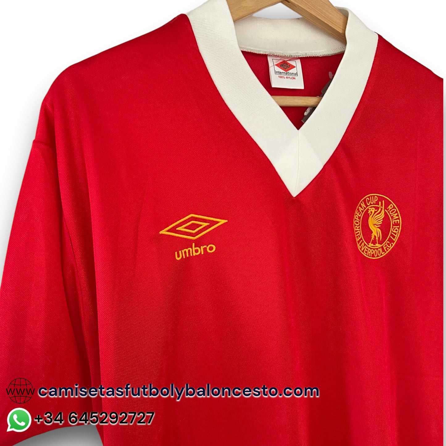 Camiseta Liverpool 1977 Local - Final UCL