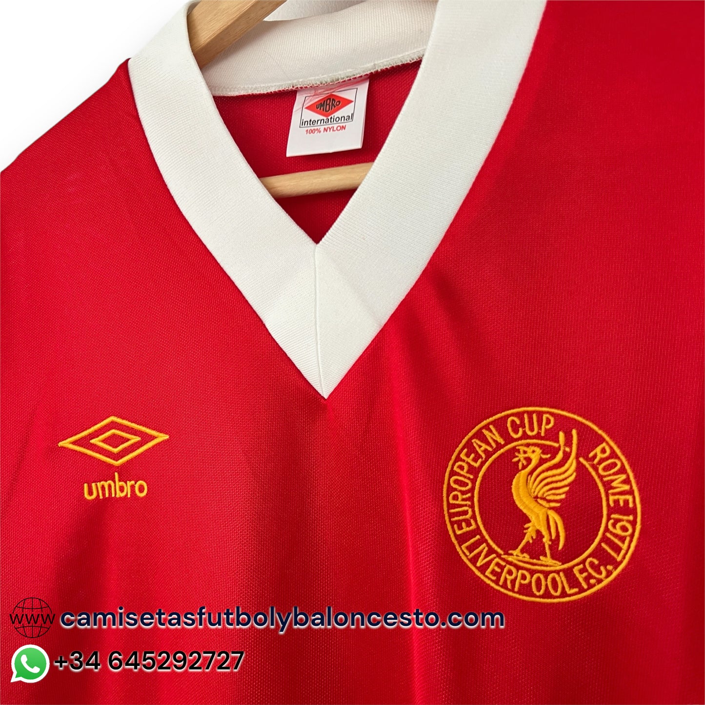 Camiseta Liverpool 1977 Local - Final UCL