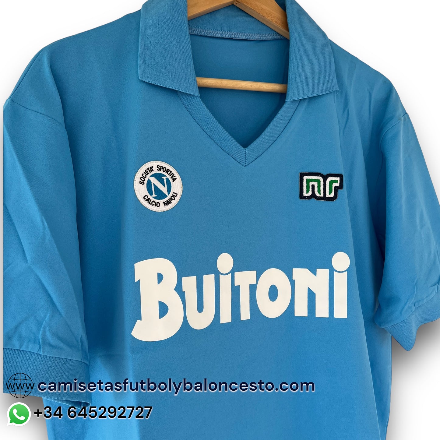 Camiseta Nápoles 1986-1987 Local