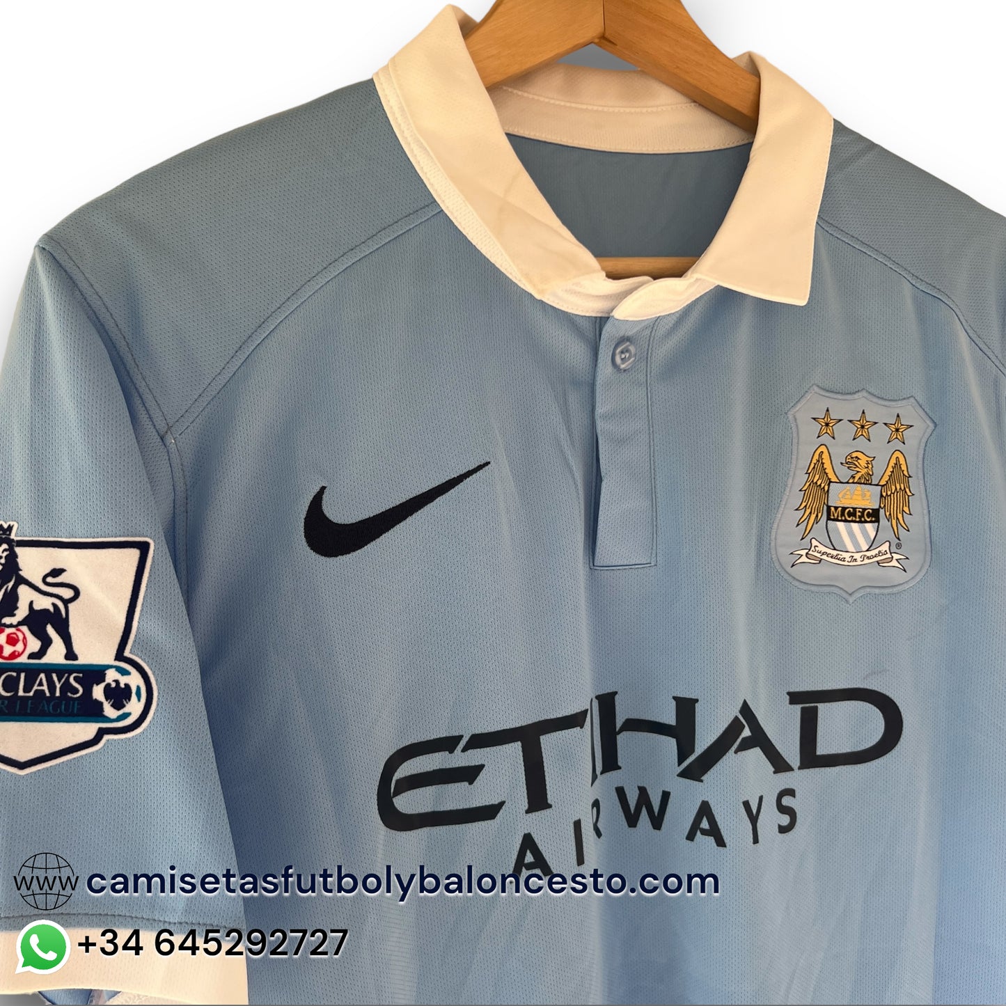 Camiseta Manchester City 2015-2016 Local