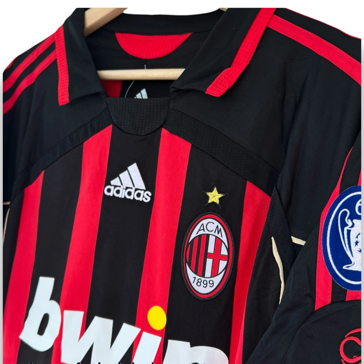 Camiseta AC Milan 2006-2007 Local Manga Larga