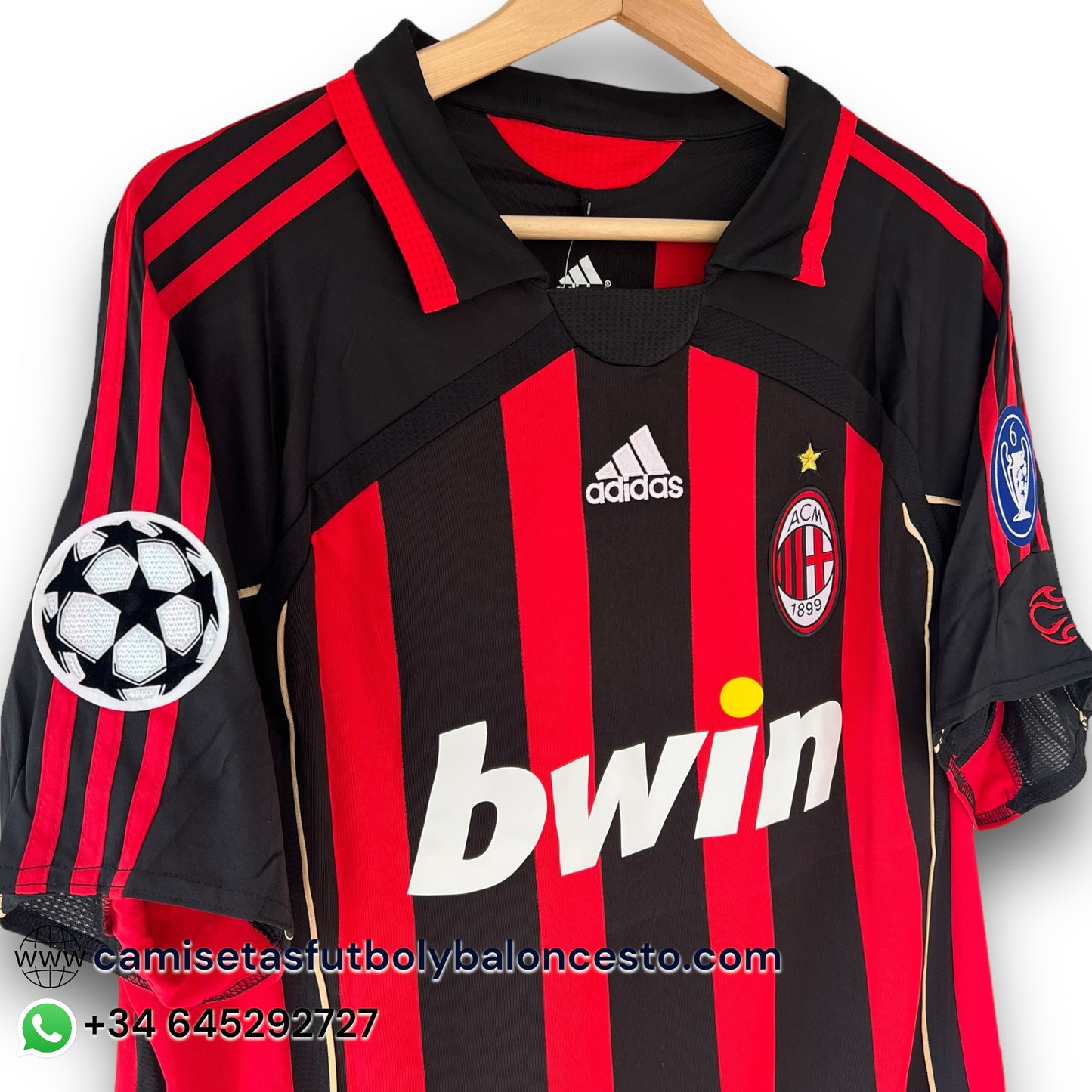 Camiseta AC Milan 2006-2007 Local