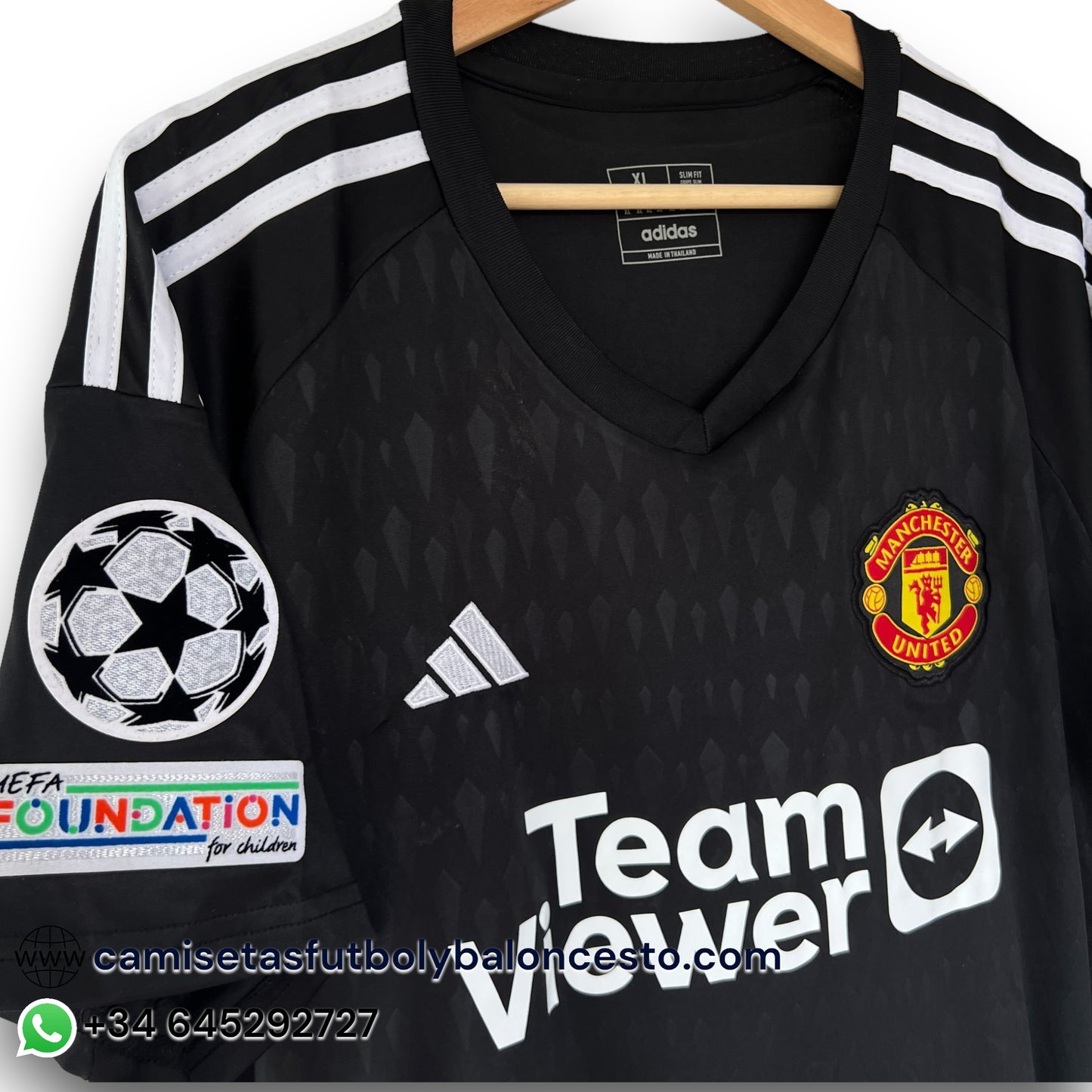 Camiseta Manchester United 2023-2024 Portero Visitante