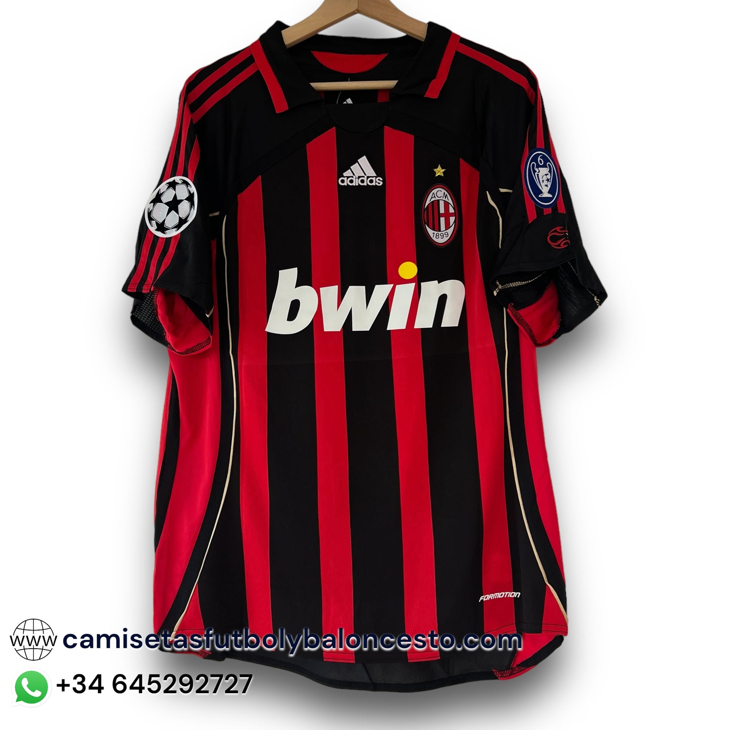 Camiseta AC Milan 2006-2007 Local